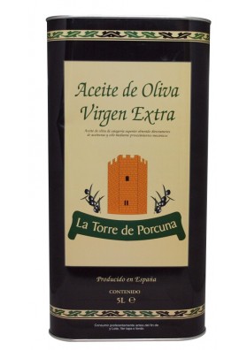 Extra Virgin Olive Oil Tower Porcuna 4 cans of 5 liters