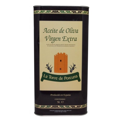 Aceite de Oliva Virgen Extra La Torre de Porcuna 4 Latas de 5 Litros